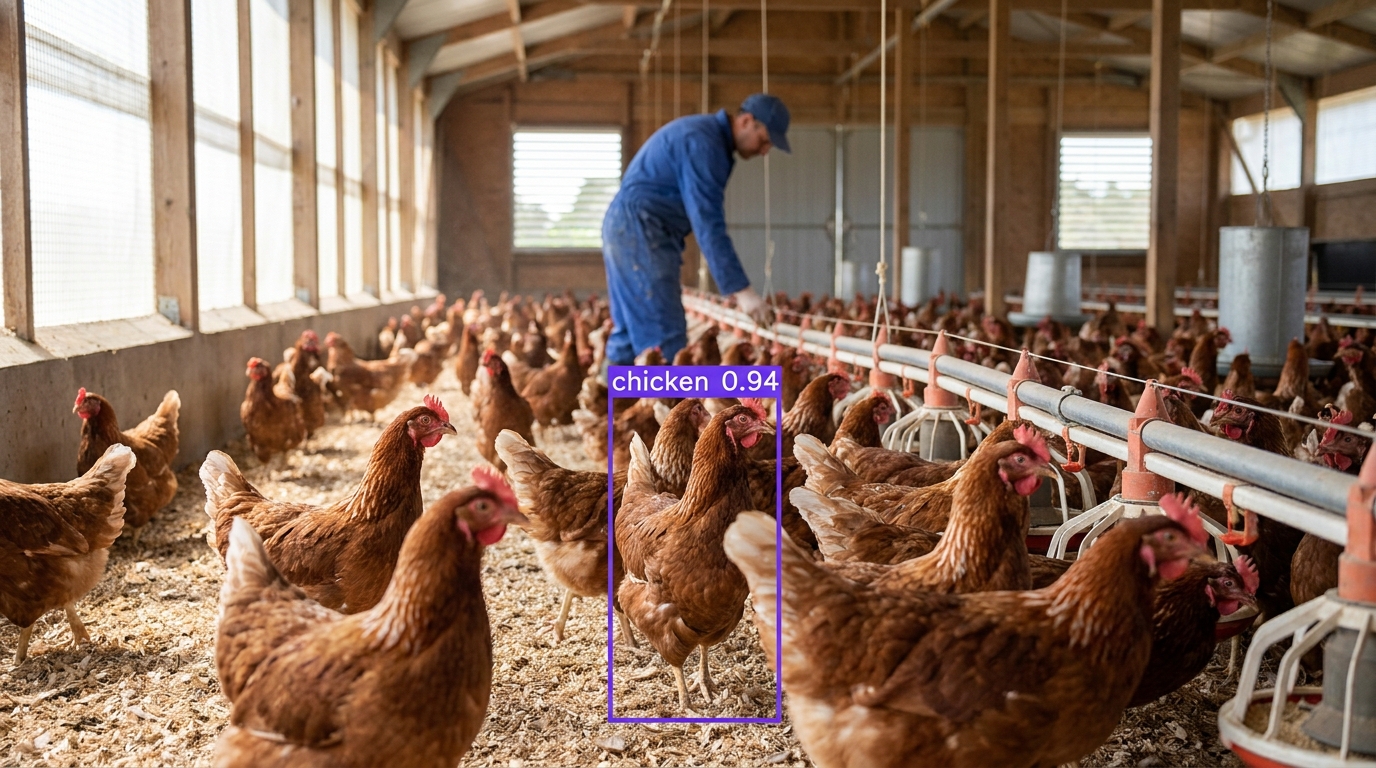 Chicken detection example