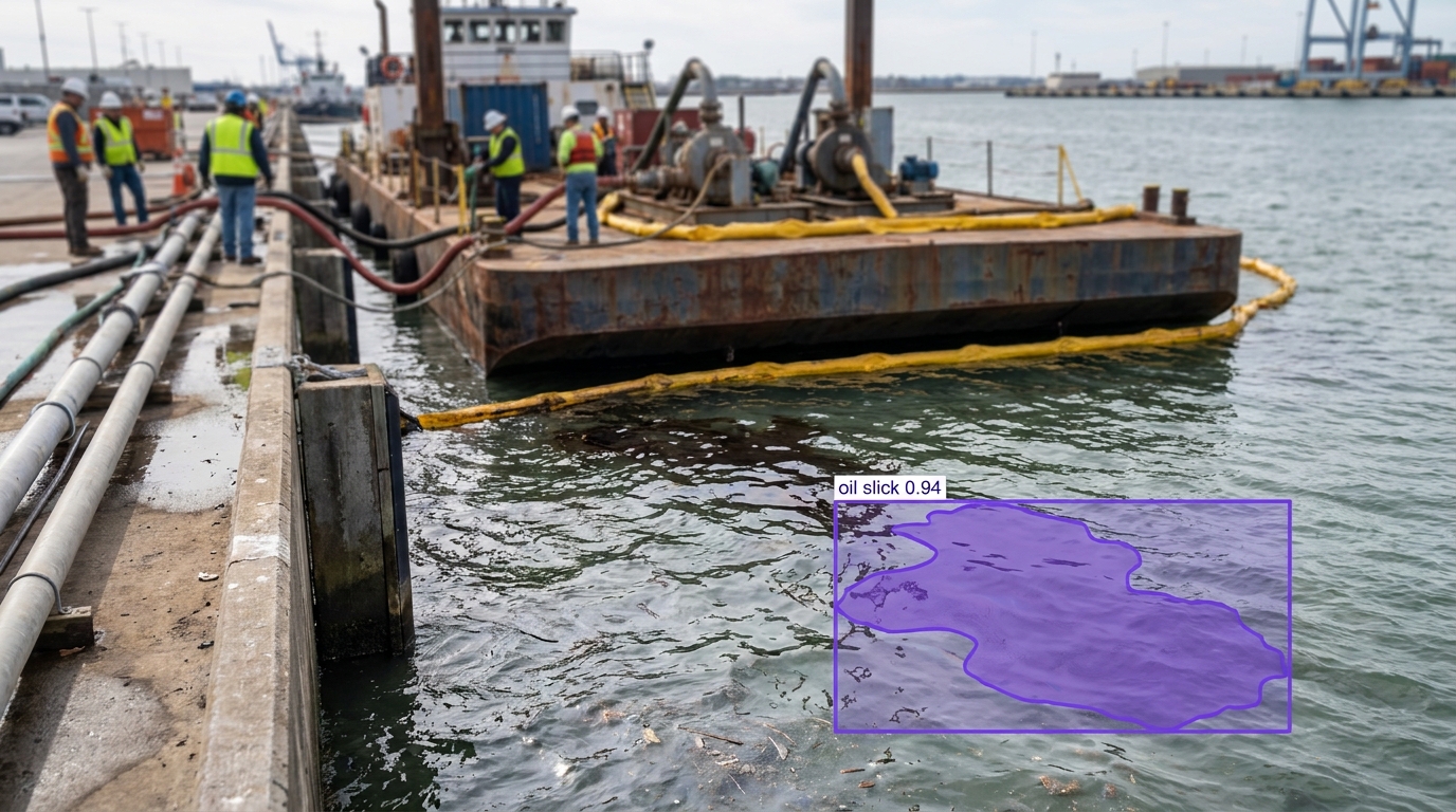 Oil spill detection example