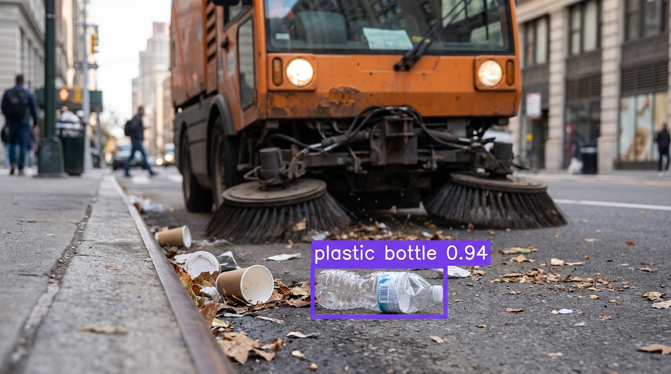 Litter detection example
