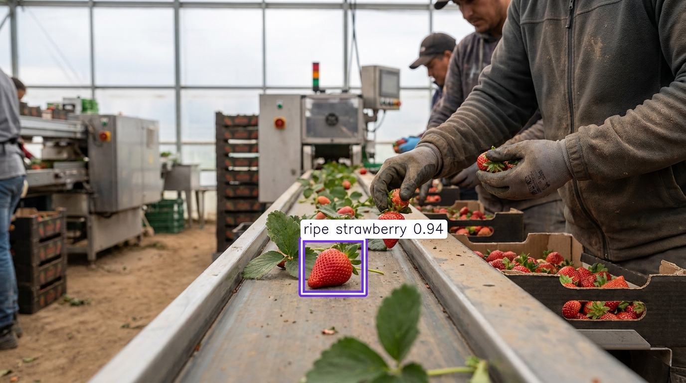 Strawberry detection example