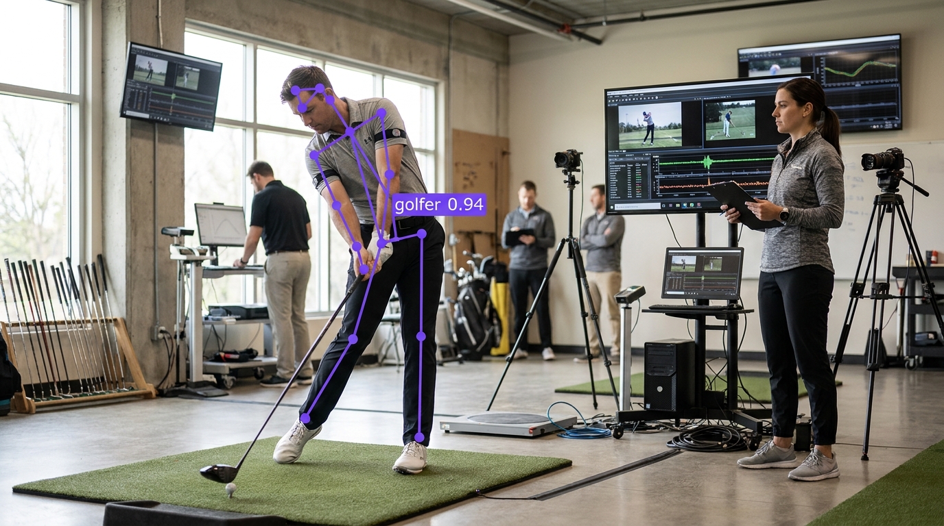 Golf swing analysis example