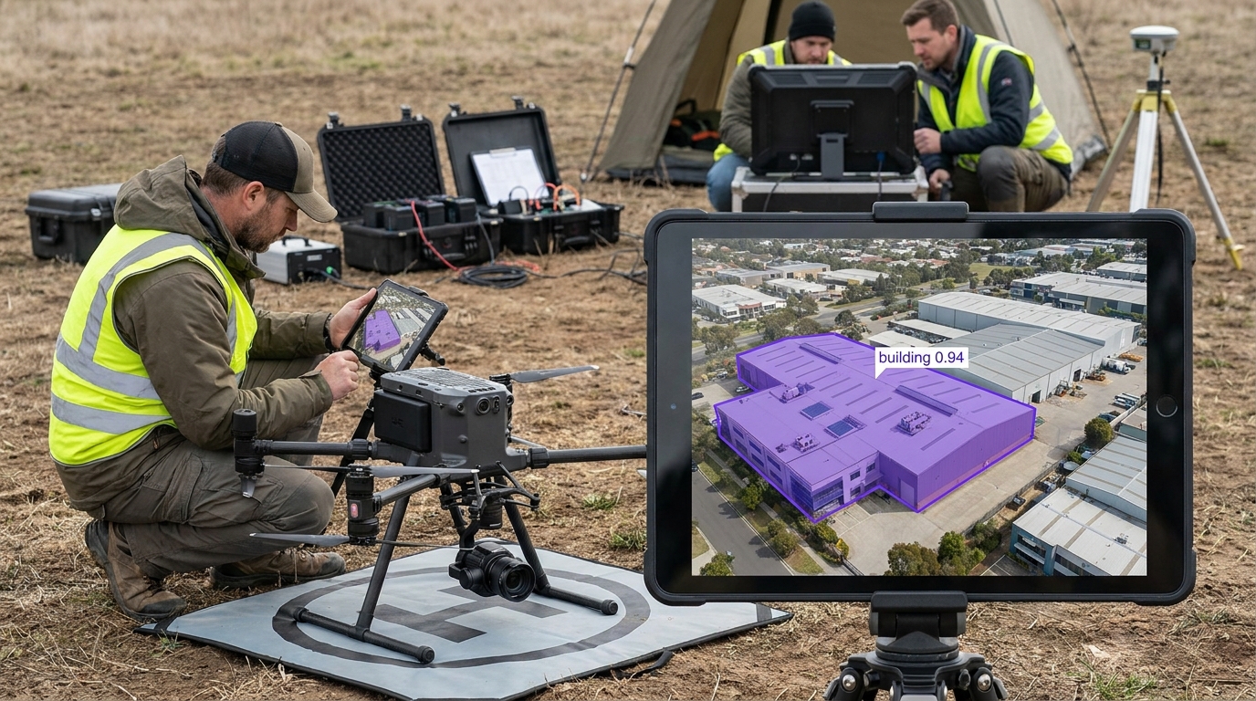 Building detection from aerial imagery example