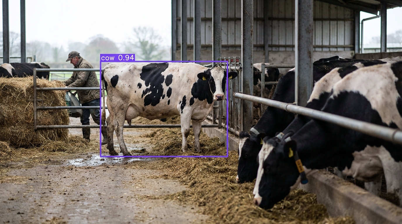 Cow detection example