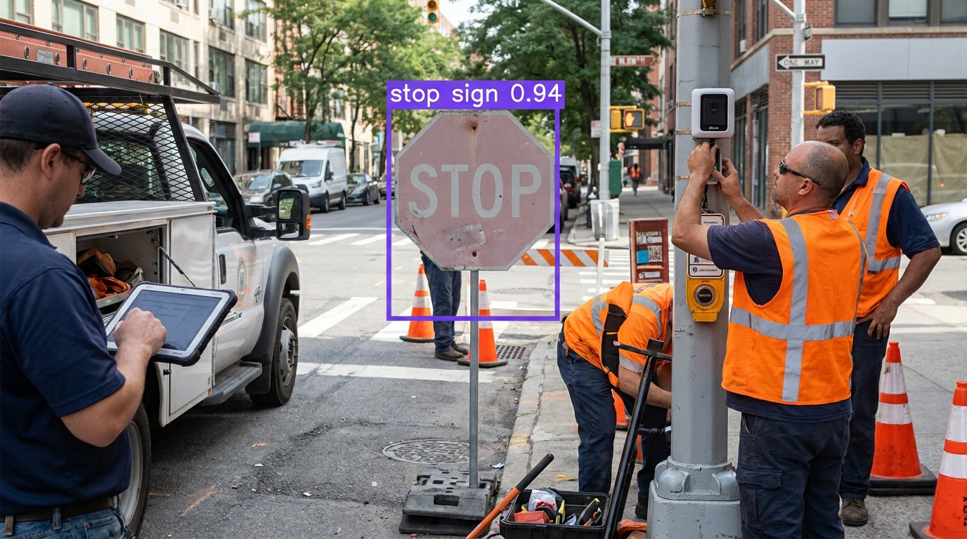 Traffic sign detection example
