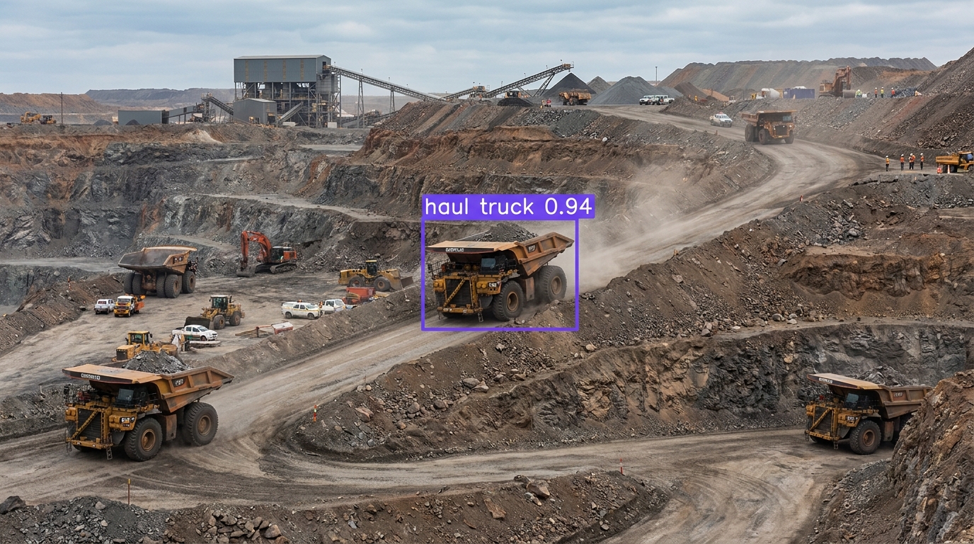 Haul truck detection example