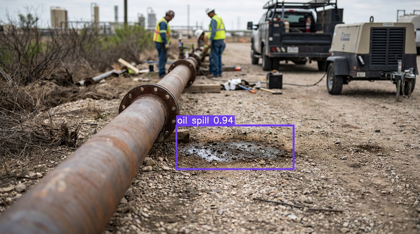 Pipeline leak detection example