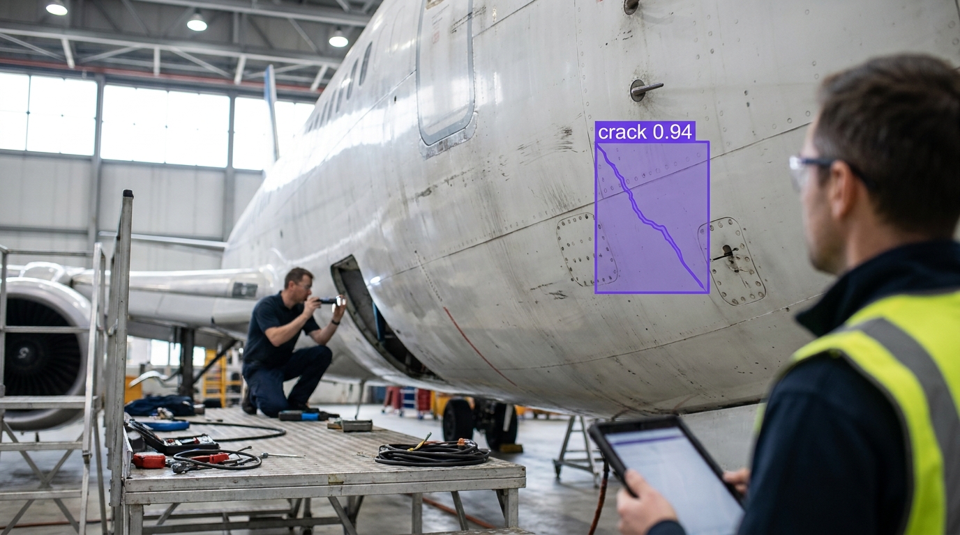 Fuselage crack detection example