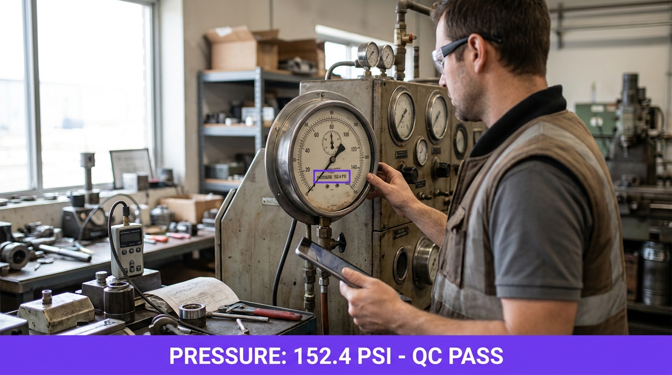 Dial reading example