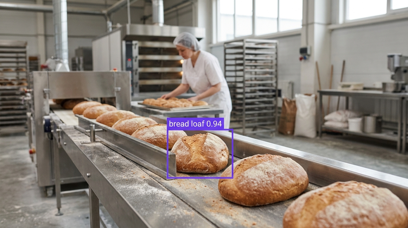 Bakery product detection example