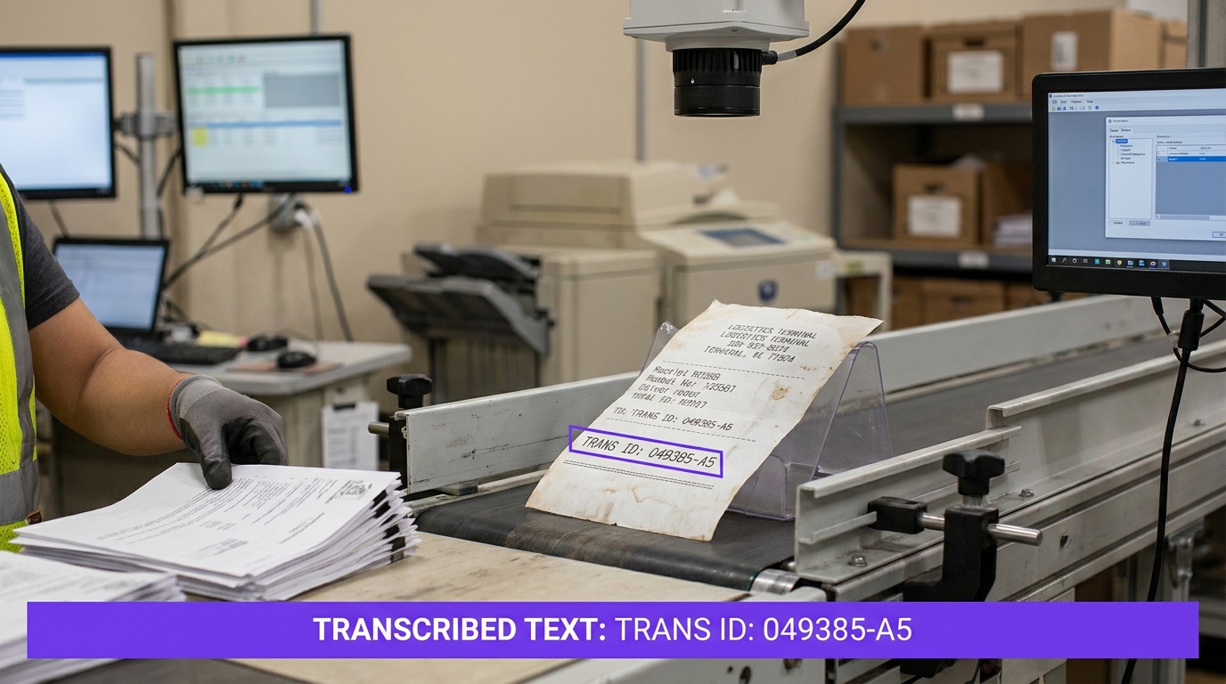 Receipt OCR example
