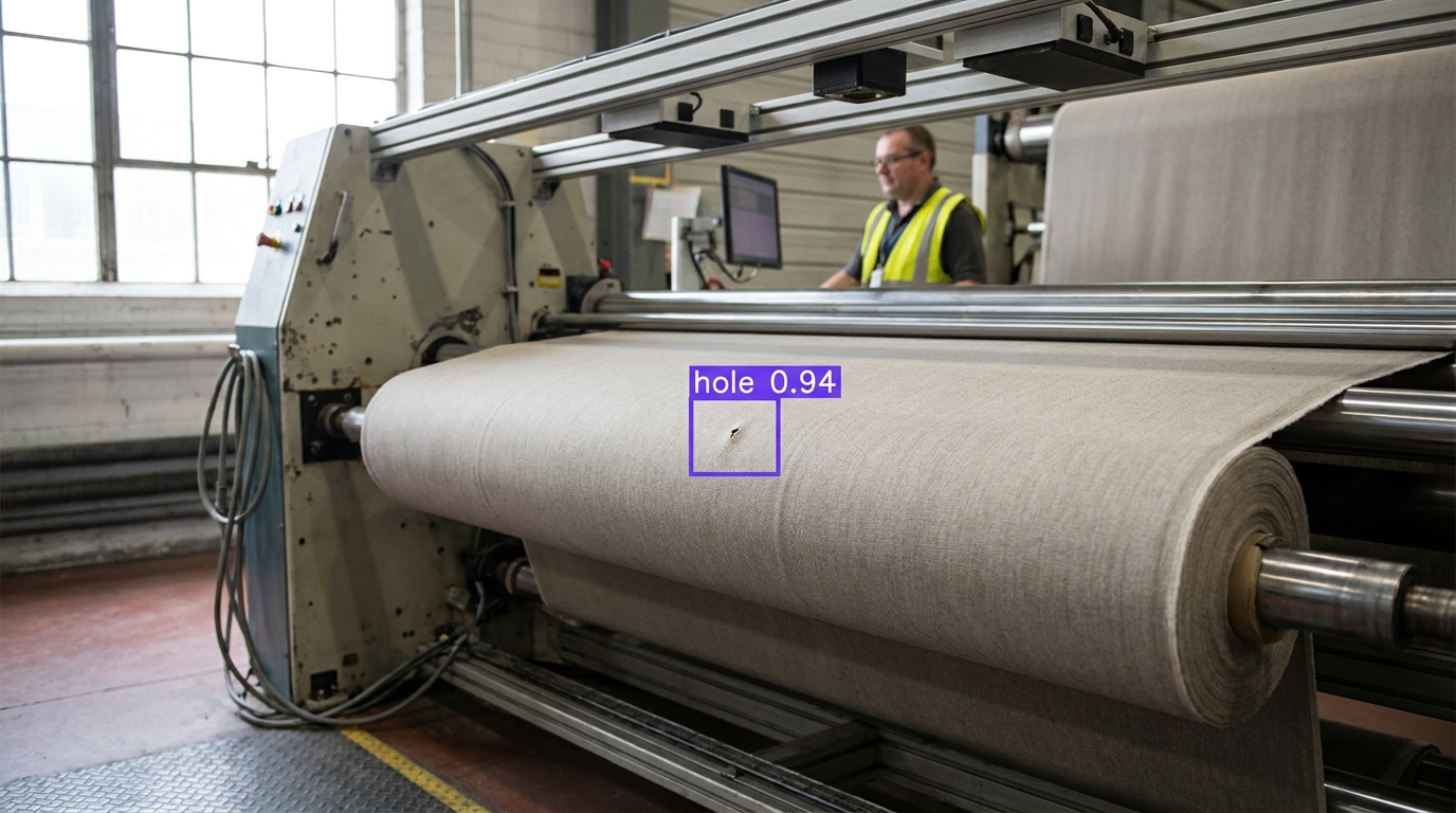 Fabric defect detection example