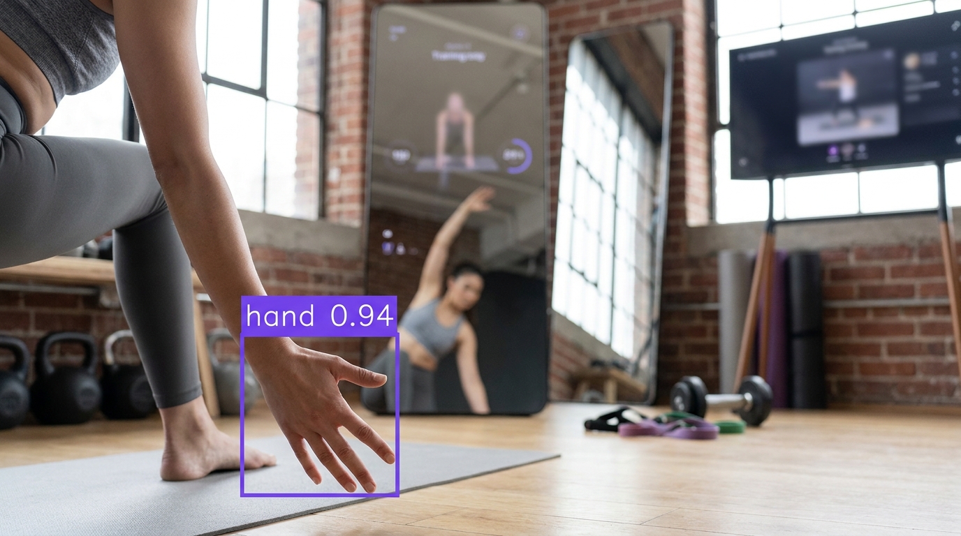 Hand detection example