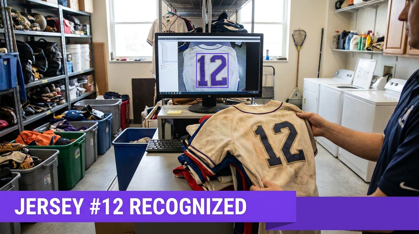 Jersey number recognition example