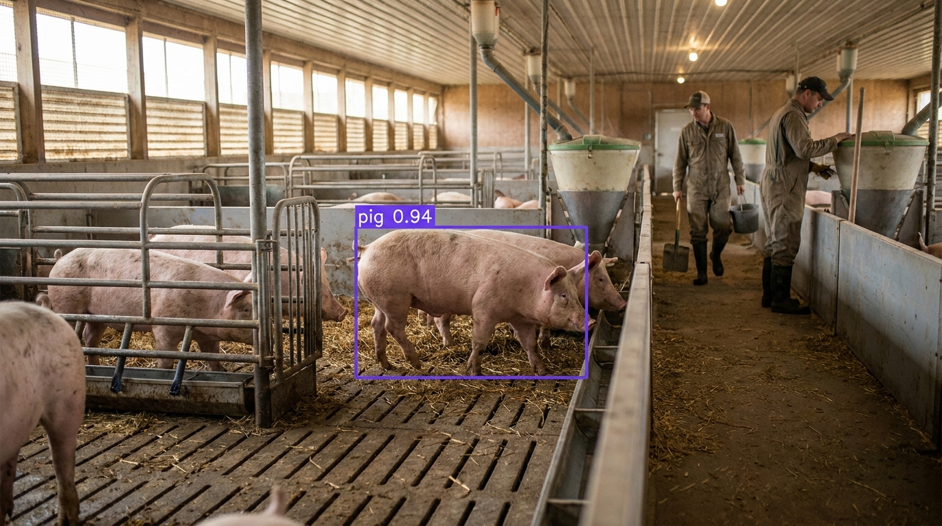 Pig detection example