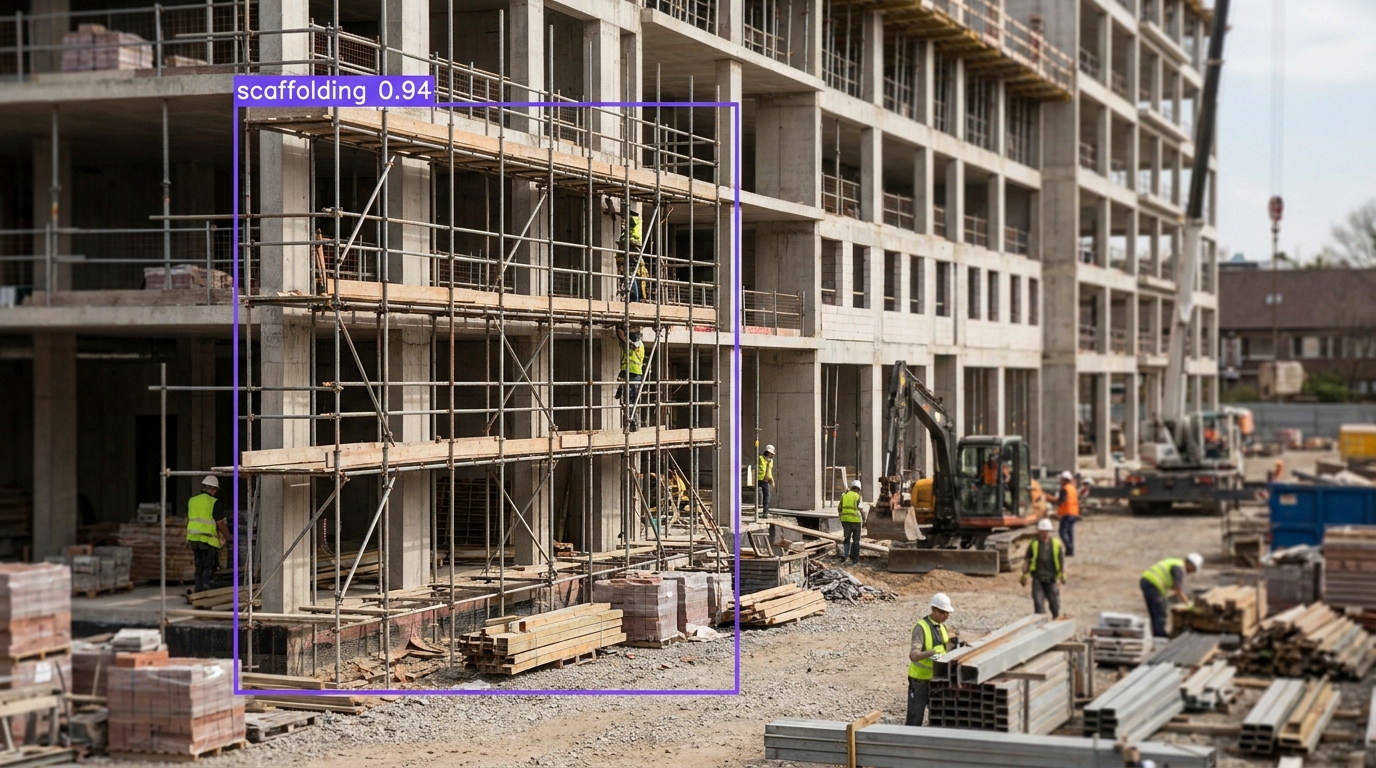 Construction progress monitoring example