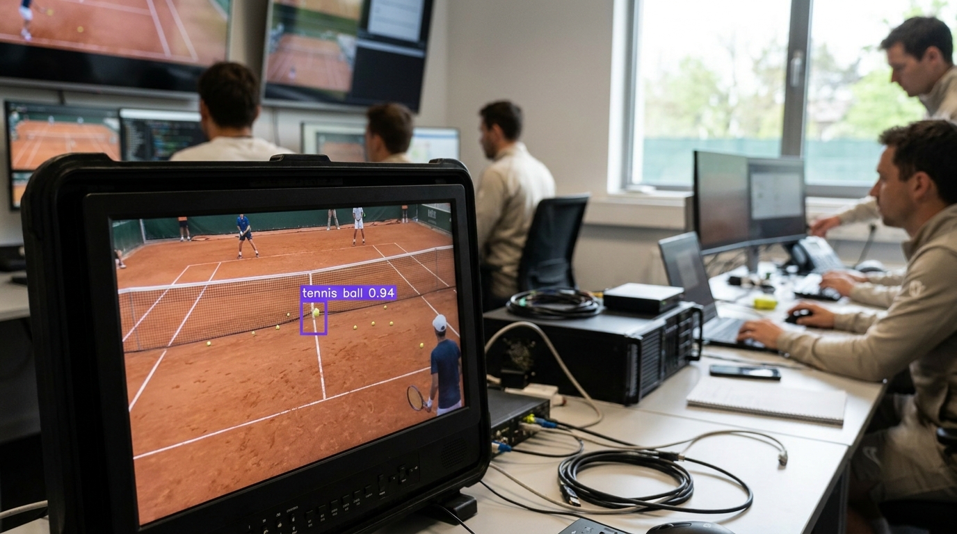 Tennis ball tracking example
