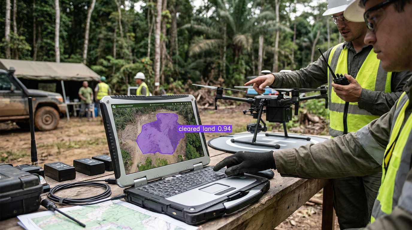 Deforestation detection example