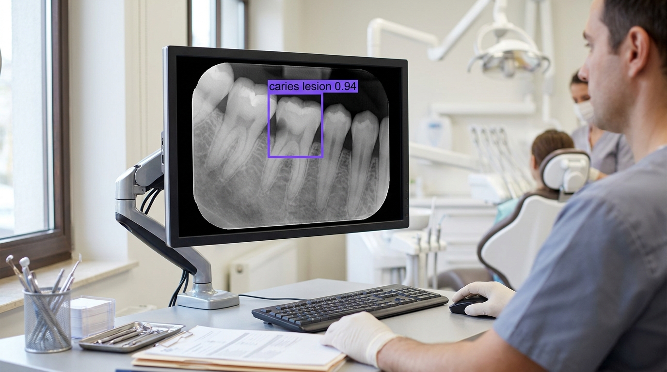 Dental caries detection example