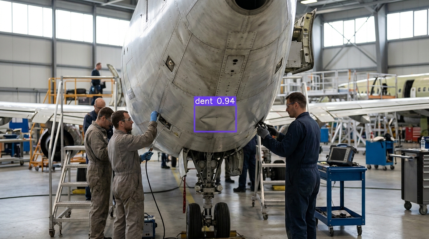 Aircraft surface inspection example