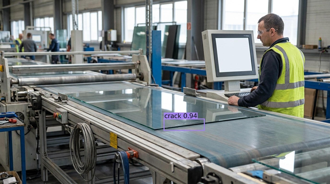 Glass defect detection example