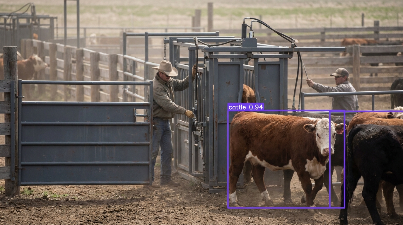 Cattle detection example