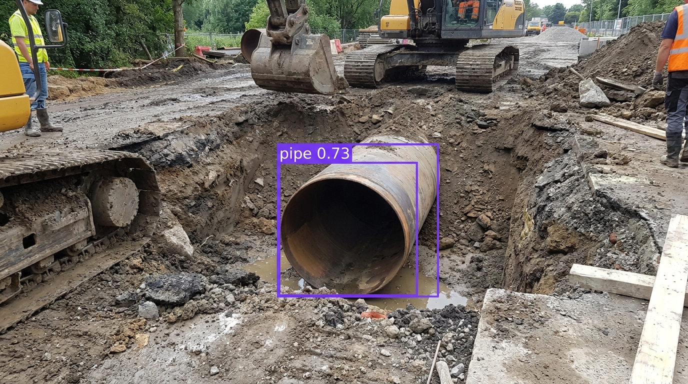 Pipe detection example
