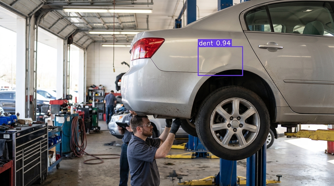 Car damage detection example