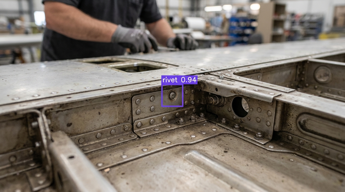 Rivet inspection example