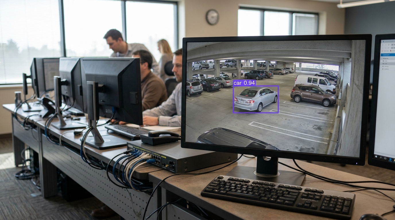 Parking occupancy detection example