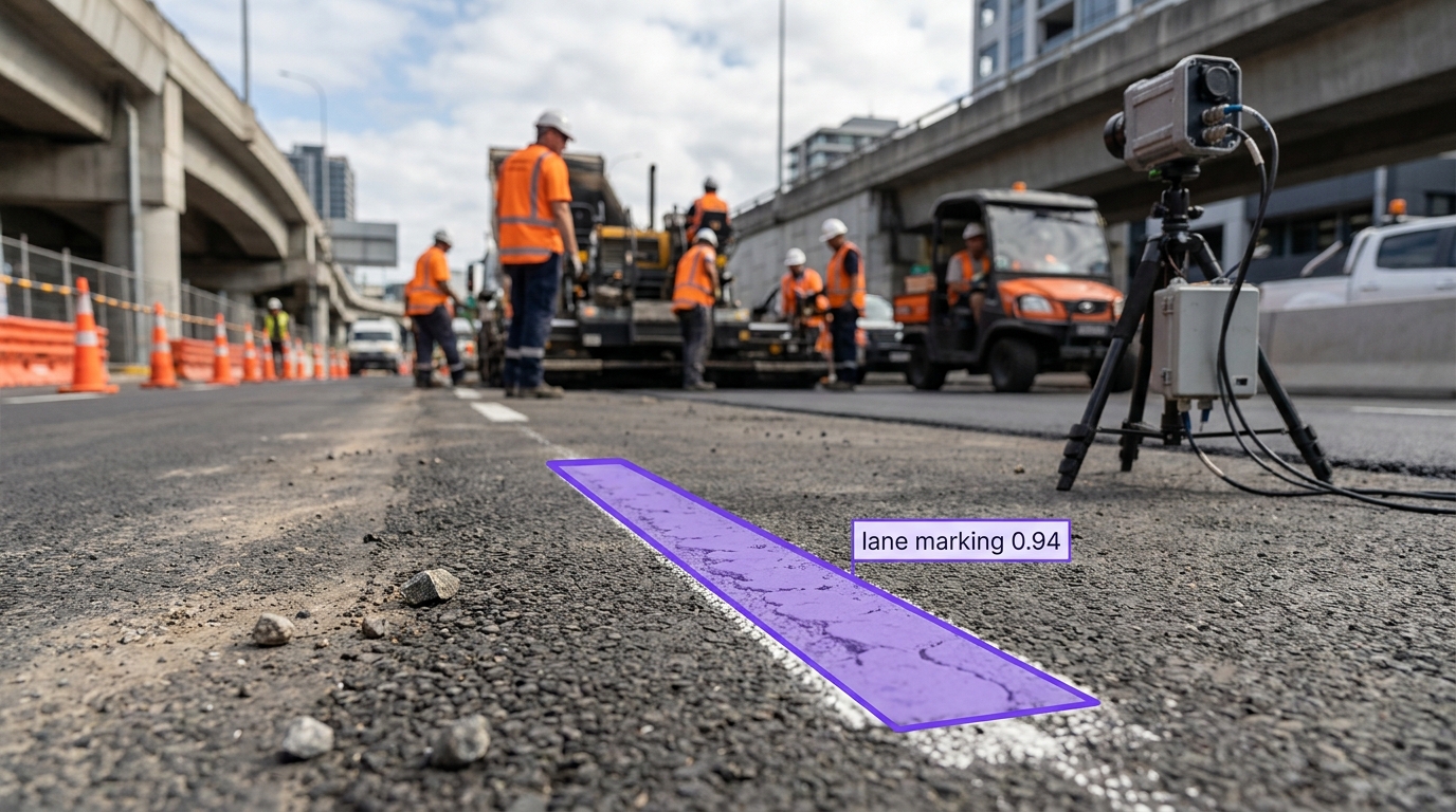 Lane detection example