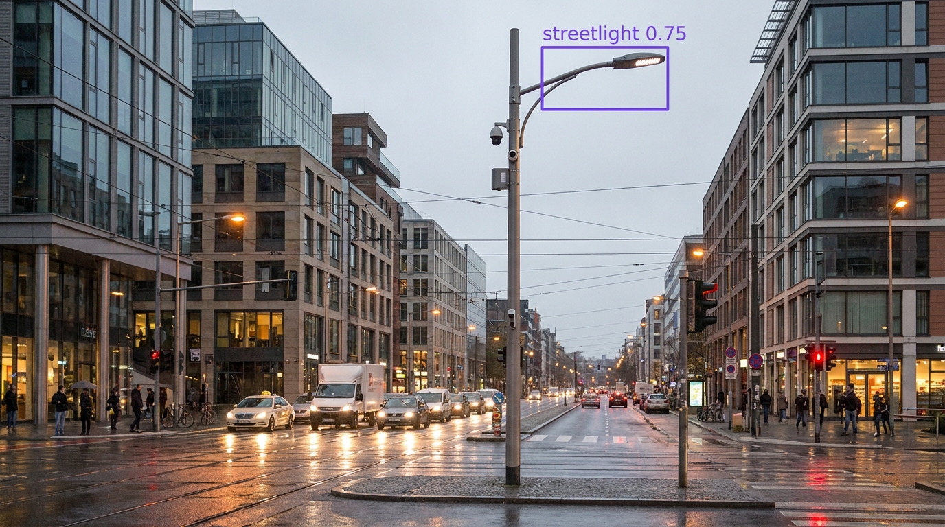 Streetlight detection example