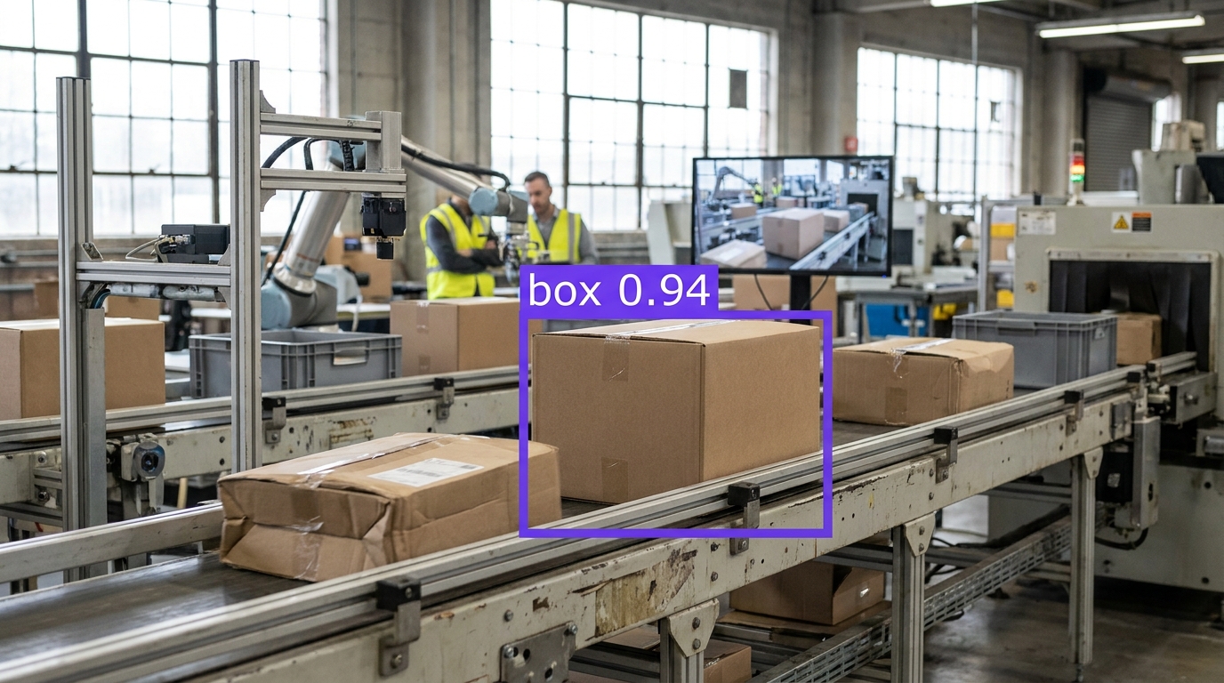 Conveyor object detection example
