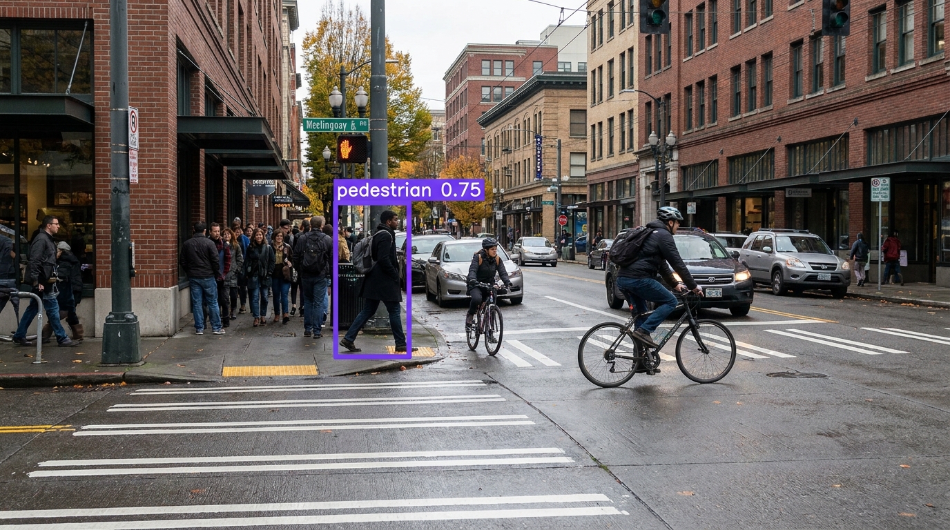 Pedestrian detection example