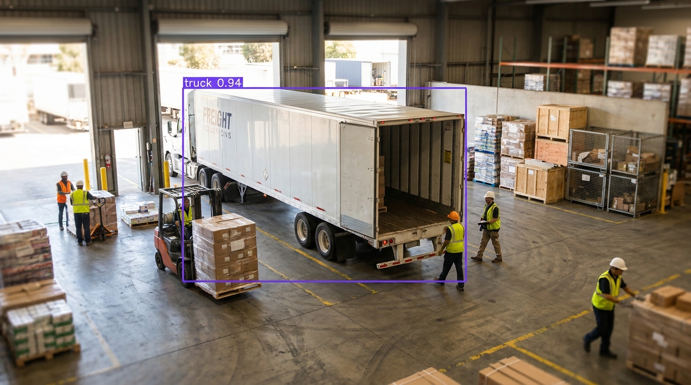 Loading dock monitoring example