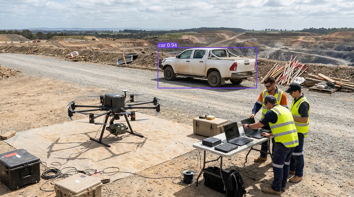 Car detection from drone example