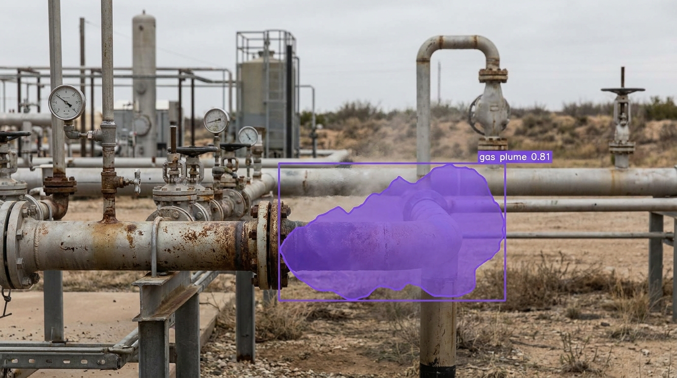 Gas leak detection example