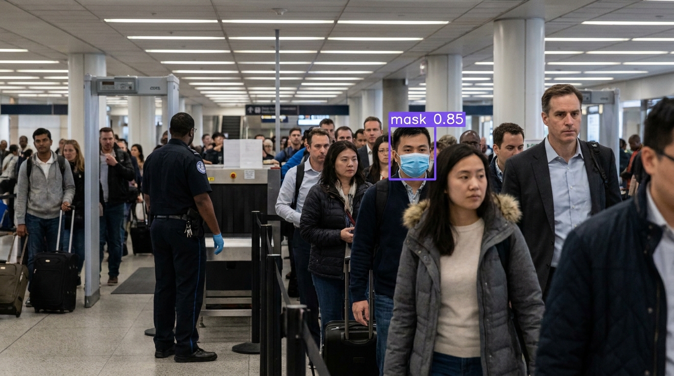 Mask detection example