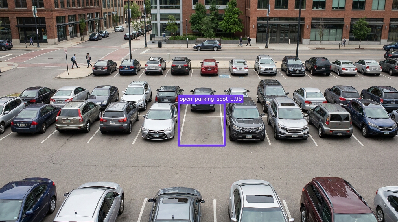 Parking space detection example