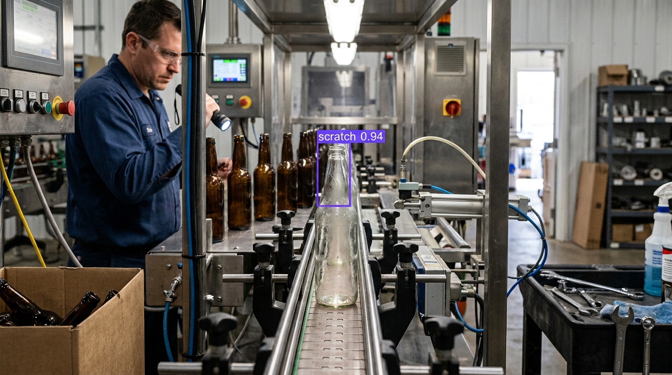 Bottle defect detection example