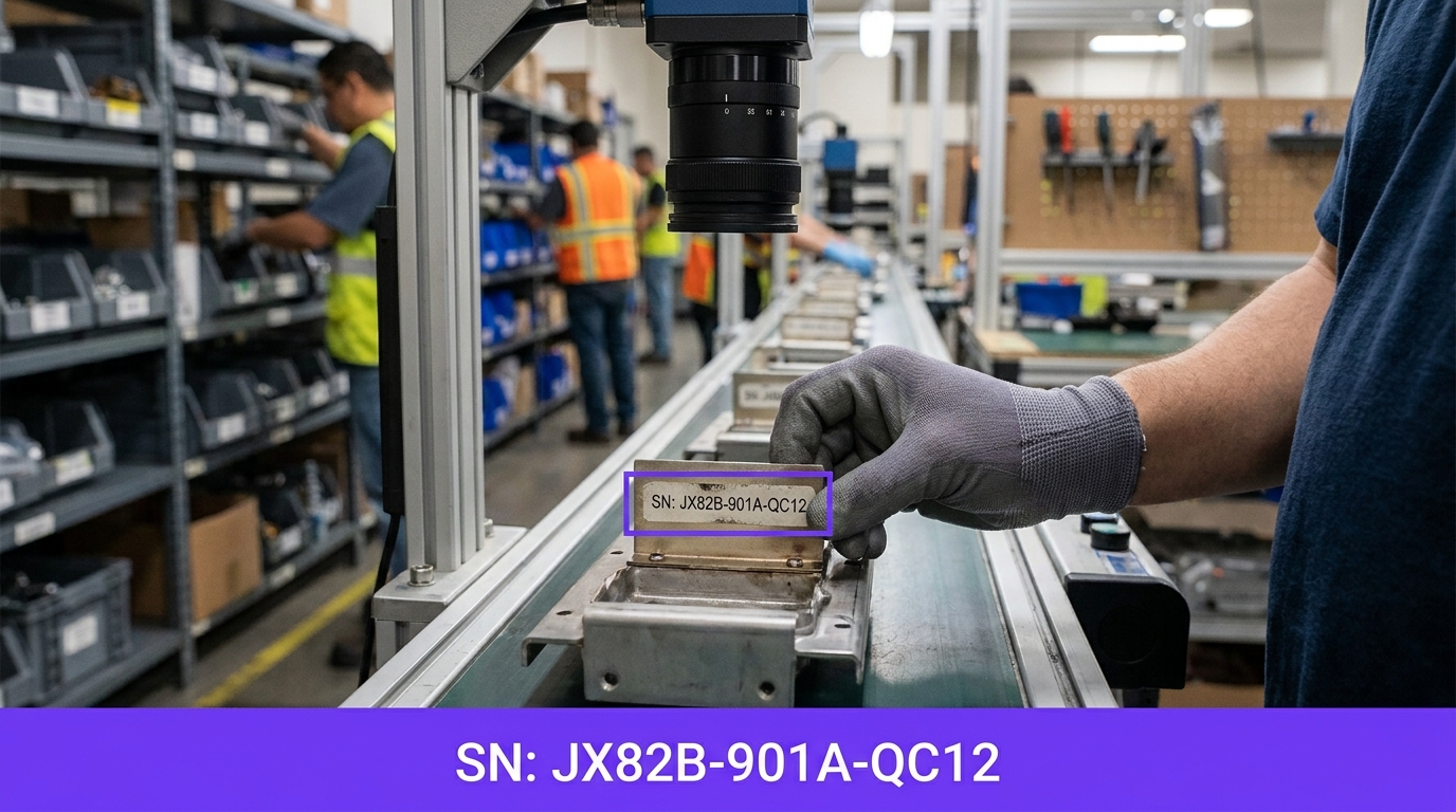 Serial number reading example